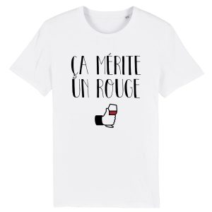T-Shirt Homme Ca merite un rouge