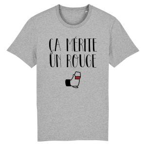T Shirt Homme a mrite un rouge 5818 6
