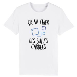 T-Shirt Homme Ca va chier des bulles carrees T-Shirt Homme Ca va chier des bulles carrees