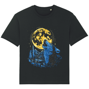 T-Shirt Loup Lune Ample T-Shirt Loup Lune Ample