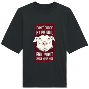 T-Shirt Ne juge pas mon Pitbull je ne jugerai pas tes enfants T-Shirt Ne juge pas mon Pitbull je ne jugerai pas tes enfants