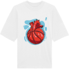 T-Shirt Oversize Basketball Heart