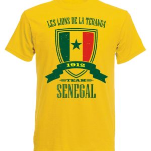 T-Shirt Senegal Lions de la Teranga Homme T-Shirt Senegal Lions de la Teranga Homme