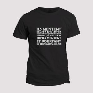 T-shirt Alexandre Soljenitsyne  Ils mentent T-shirt Alexandre Soljenitsyne  Ils mentent