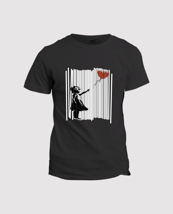 T-shirt Banksy  La fille au ballon
