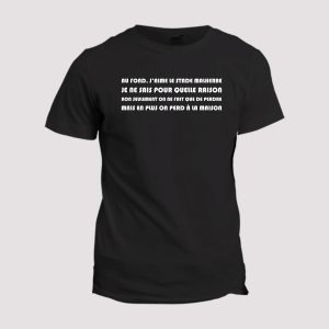 T-shirt Chant supporter  Caen, au fond j’aime le stade Malherbe T-shirt Chant supporter  Caen, au fond j’aime le stade Malherbe