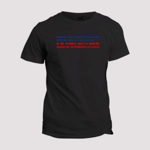 T-shirt Chant supporter  Lyon, emmenez moi T-shirt Chant supporter  Lyon, emmenez moi