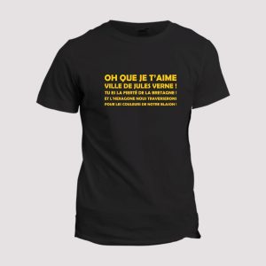 T-shirt Chant supporter  Nantes, Oh que je t’aime T-shirt Chant supporter  Nantes, Oh que je t’aime