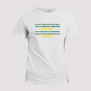 T-shirt Chant supporter  Nantes, ville de Jules Verne T-shirt Chant supporter  Nantes, ville de Jules Verne