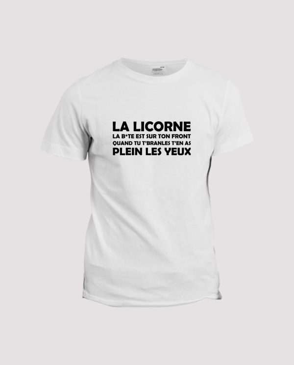 T-shirt Chant supporter de Caen  La licorne