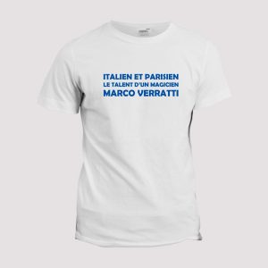 T-shirt Chant supporter de football de Paris  Le magicien Marco Verratti T-shirt Chant supporter de football de Paris  Le magicien Marco Verratti
