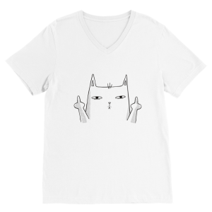 T-shirt Chat Doigt d’honneur T-shirt Chat Doigt d’honneur