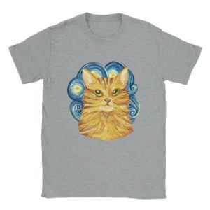 T shirt Chat Peinture Van Gogh Crer Son T Shirt 3