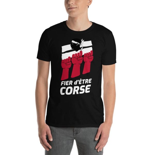 T-shirt Corse Fier d’etre Corse Unisexe