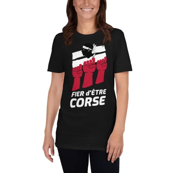 T-shirt Corse Fier d’etre Corse Unisexe