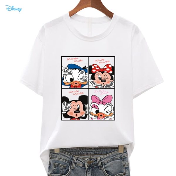 T-shirt Disney Mickey Minnie Mouse Femme