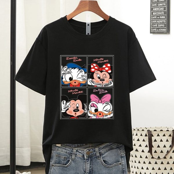 T-shirt Disney Mickey Minnie Mouse Femme