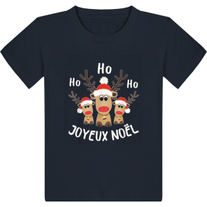 T-shirt Enfant Joyeux Noel Ho Ho Ho