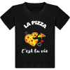 T-shirt Enfant La pizza c’est la vie