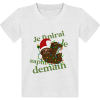 T-shirt Enfant Paresseux Je finirai le sapin demain