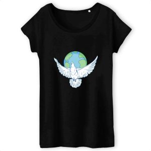 T-shirt Femme Colombe Paix