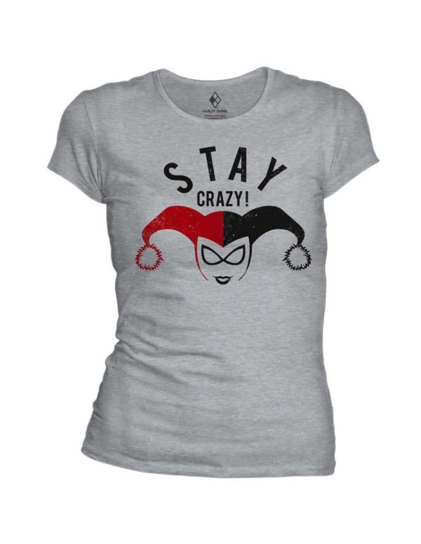 T-shirt Femme Harley Quinn DC Comics Stay Crazy