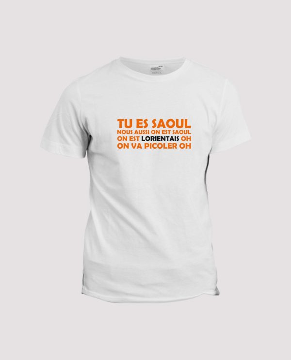 T-shirt Football  On est Lorientais oh
