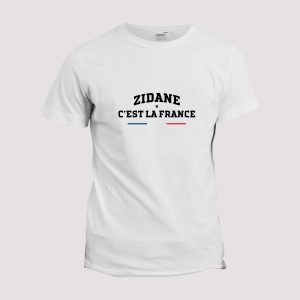 T-shirt Football Zidane c’est la France T-shirt Football Zidane c’est la France