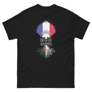 T-shirt Francais et Algerien T-shirt Francais et Algerien
