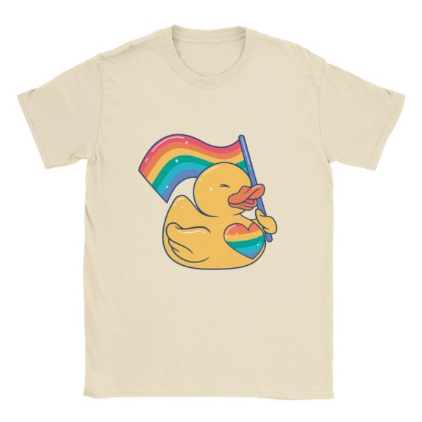 T-shirt Gay Pride Canard Jaune