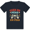 T-shirt Geek enfant Geek de Pere en fils