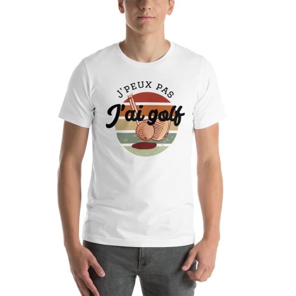 T-shirt Golf Humour J’peux pas j’ai golf