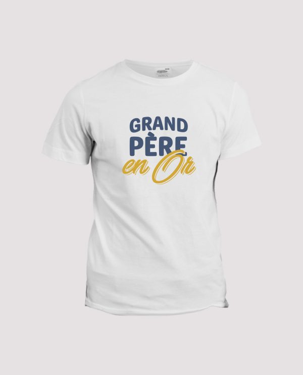 T-shirt Grand Pere en Or