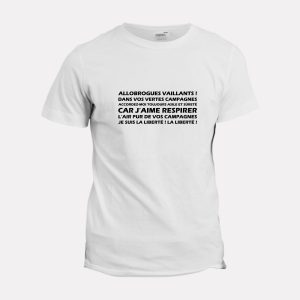 T-shirt Hymne regional de Haute Savoie T-shirt Hymne regional de Haute Savoie
