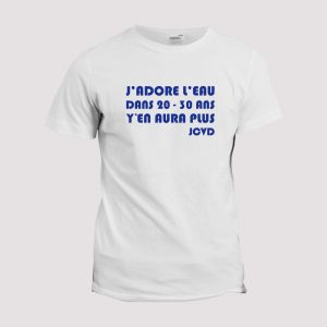 T-shirt JCVD  J’adore l’eau T-shirt JCVD  J’adore l’eau