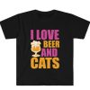 T-shirt J’aime la biere et les chats