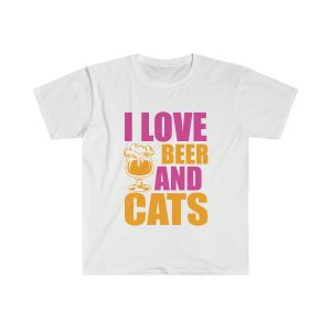 T-shirt J'aime la biere et les chats 1 T shirt Jaime la bire et les chats Crer Son T Shirt 2