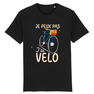 T shirt Je peux pas jai vlo Crer Son T Shirt 1