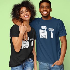 T-shirt Je suis ton pere Disquette Retro