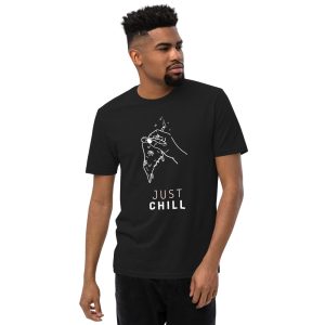 T-shirt Just Chill Pizza Cannabis recycle unisexe T-shirt Just Chill Pizza Cannabis recycle unisexe