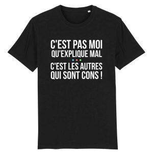 T-shirt Kaamelott Perceval C’est pas moi qui explique mal T-shirt Kaamelott Perceval C’est pas moi qui explique mal