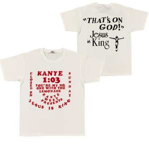 T-shirt Kanye West Jesus is king T-shirt Kanye West Jesus is king