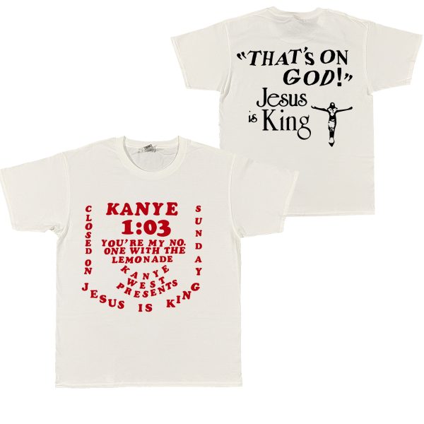 T-shirt Kanye West Jesus is king