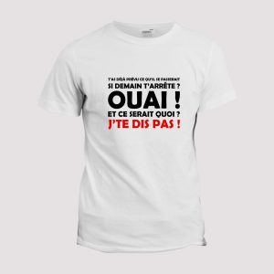 T-shirt Koba la d  tu as deja prevu ce qu’il se passerait si tu arrete T-shirt Koba la d  tu as deja prevu ce qu’il se passerait si tu arrete