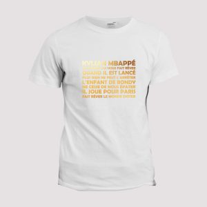 T shirt Kylian MBapp nous fait rver 1