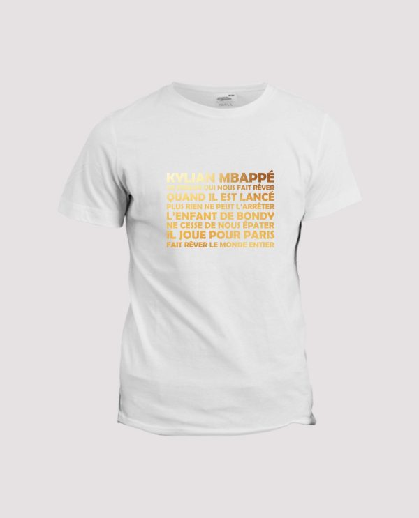 T-shirt Kylian MBappe nous fait rever