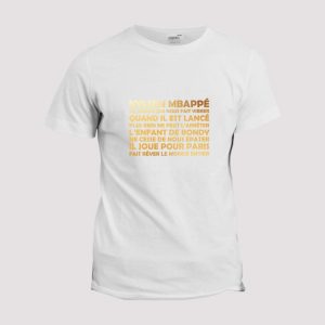 T-shirt Kylian MBappe nous fait rever 2 T shirt Kylian MBapp nous fait rver 3