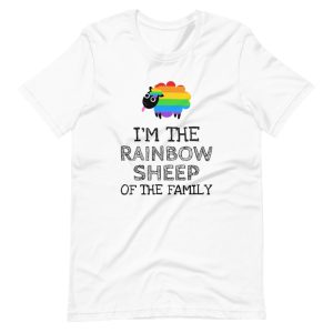 T-shirt LGBT Rainbow Sheep Unisexe T-shirt LGBT Rainbow Sheep Unisexe