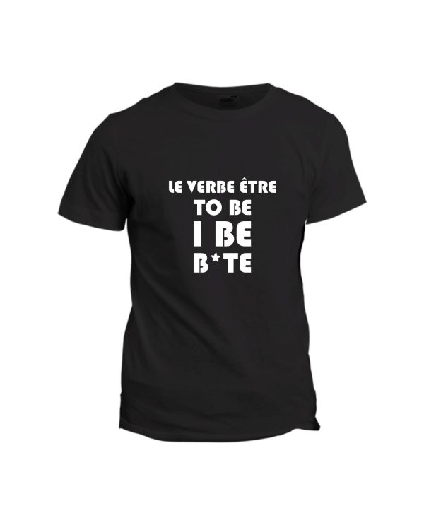 T-shirt La conjugaison du verbe etre