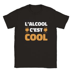 T-shirt L’alcool c’est cool T-shirt L’alcool c’est cool